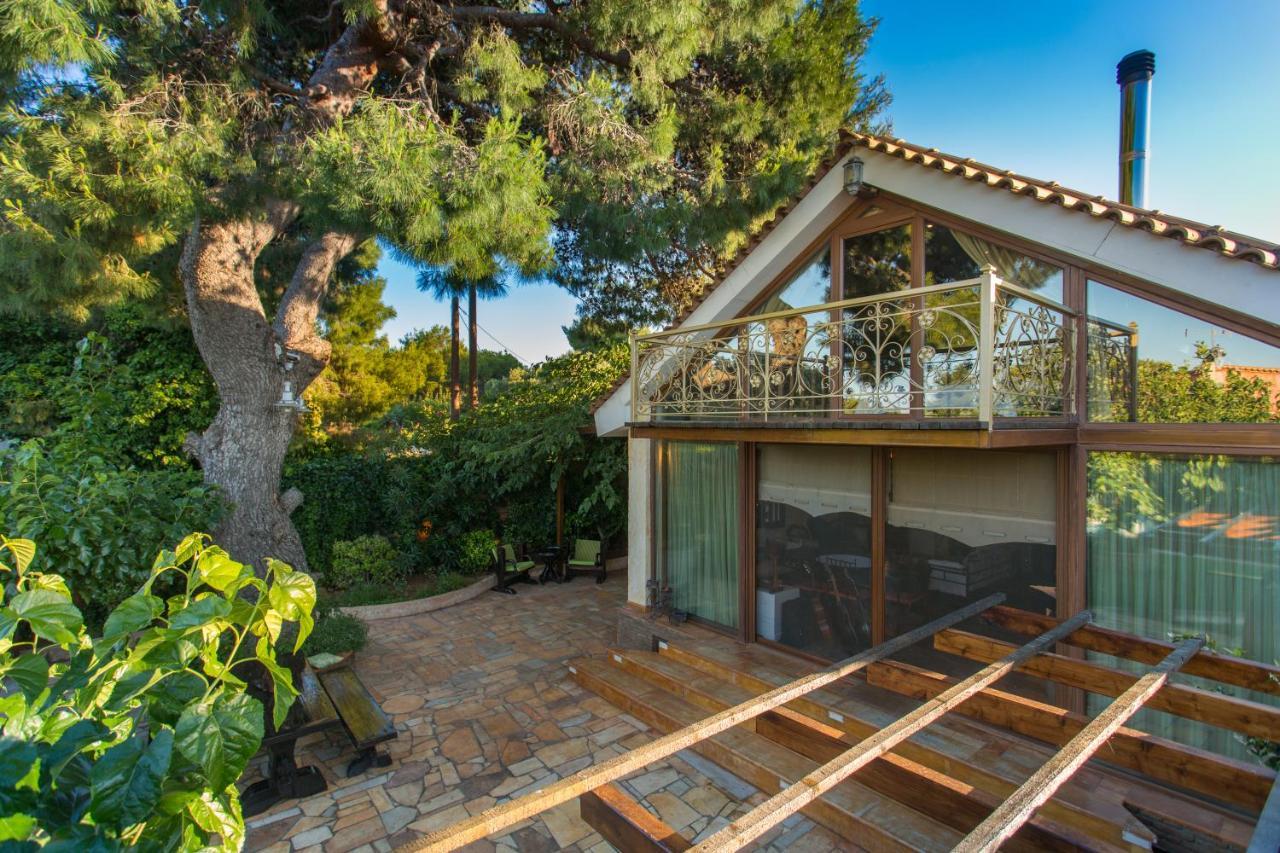 Turdus Merula Retreat Nea Makri Ngoại thất bức ảnh